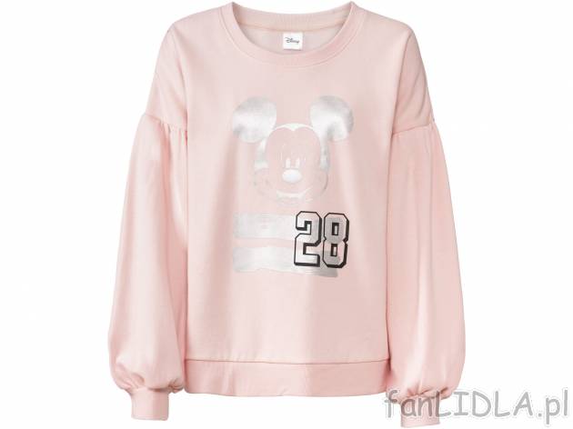 Bluza z bawełną Disney, cena 44,99 PLN 
- komfort noszenia dzięki wysokiej zawartości ...