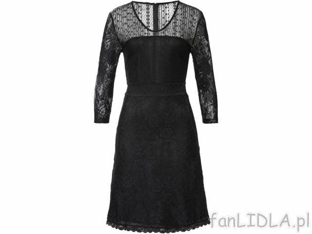 Sukienka koronkowa Esmara, cena 65,00 PLN 
- zmysłowa dzięki eleganckiej koronce
- ...