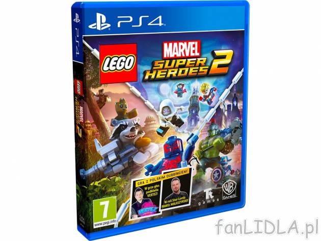 Gra PS4. Lego Marvel. Super Heroes 2 , cena 179,00 PLN za 1 szt. 
Gracze będą ...