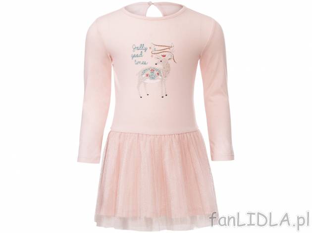 Elegancka sukienka Oeko Tex, cena 34,99 PLN 
- rozmiary: 86-116
- świecące drobinki
- ...
