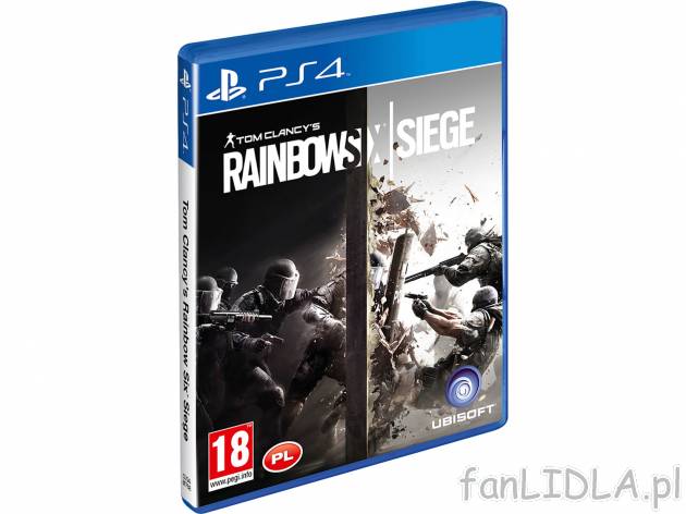 Gra PS4. Rainbow Six Siege , cena 69,90 PLN za 1 szt. 
Tom Clancy’s Rainbow Six ...
