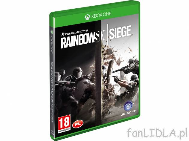 Gra XBOX One. Rainbow Six Siege , cena 69,90 PLN za 1 szt. 
Tom Clancy’s Rainbow ...