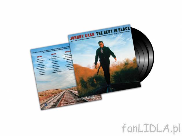 Zestaw 2 płyt winylowych, Johnny Cash - The Best In Black , cena 69,90 PLN za 1 ...