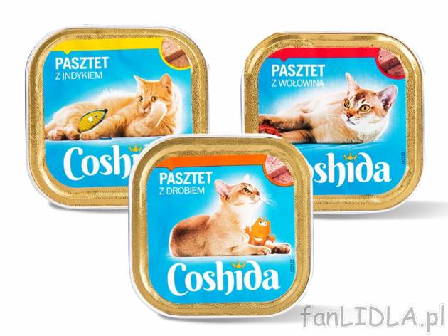 Coshida Karma dla kota premium , cena 0,00 PLN za 100 g/1 opak. 
* Cena za 1 opakowanie ...