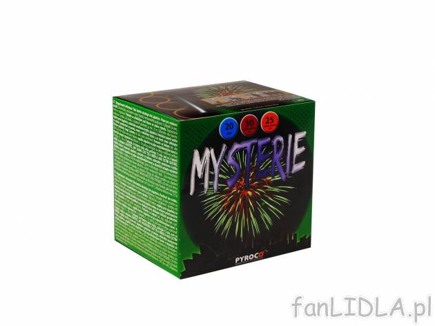 Bateria 20-strzałowa „Mysterie” , cena 29,99 PLN 
- kolorowe grzechoczące ...