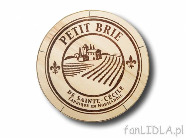 Ser Petit Brie de Sainte-Cecile , cena 12,00 PLN za 500 g/1 opak., 1 kg=25,98 PLN.
