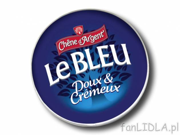 Le Bleu ser z niebieską pleśnią , cena 7,00 PLN za 250 g/1 opak., 100 g=3,20 PLN.
