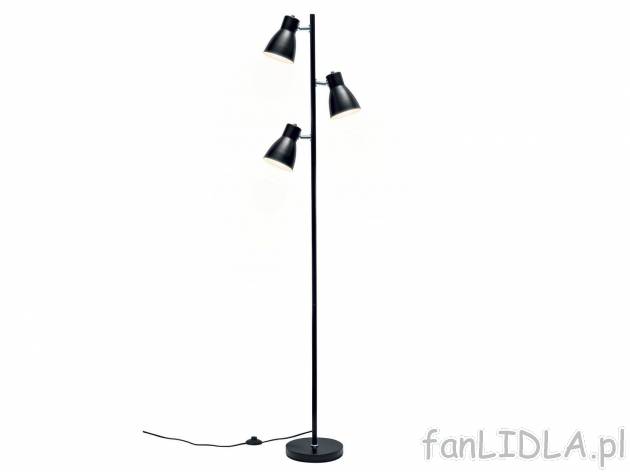 Lampa stojąca LED , cena 69,00 PLN 
- nożny przełącznik kabla sieciowego
- ...