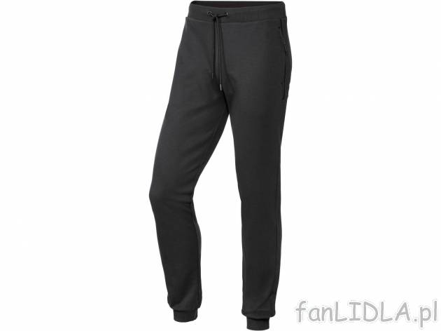 Spodnie dresowe z bawełną Crivit, cena 34,99 PLN 
męskie 
- rozmiary: S-XL
- ...