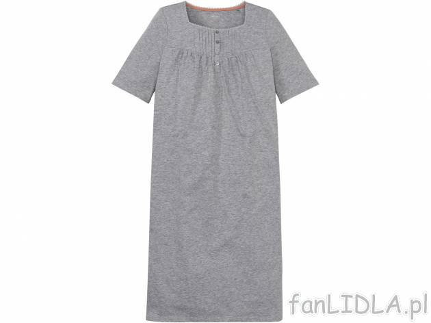 Koszula nocna Esmara Lingerie, cena 29,99 PLN 
- 100% bawełny
- rozmiary: XS-L
- ...