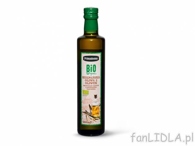 Primadonna Bio Oliwa z oliwek, hiszpańska , cena 15,00 PLN za 500 ml/1 but., 1 ...