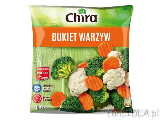Chira Bukiet warzyw , cena 1,00 PLN za 450 g/1 opak., 1 kg=3,98 PLN.