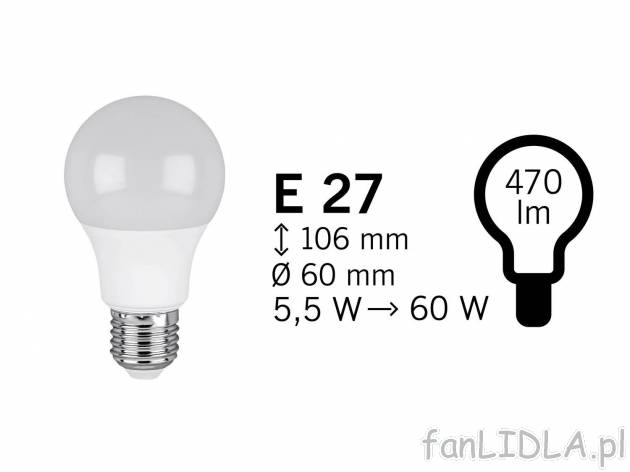 Żarówka LED z funkcją przyciemniania Livarno, cena 13,99 PLN  

Opis

- TUV-GS