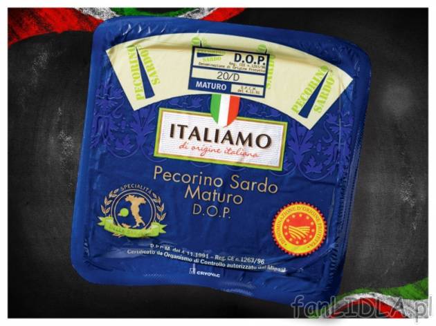 Ser Pecorino Sardo/Romano , cena 4,29 PLN za 100 g 
- Poddawany jest dojrzewaniu ...