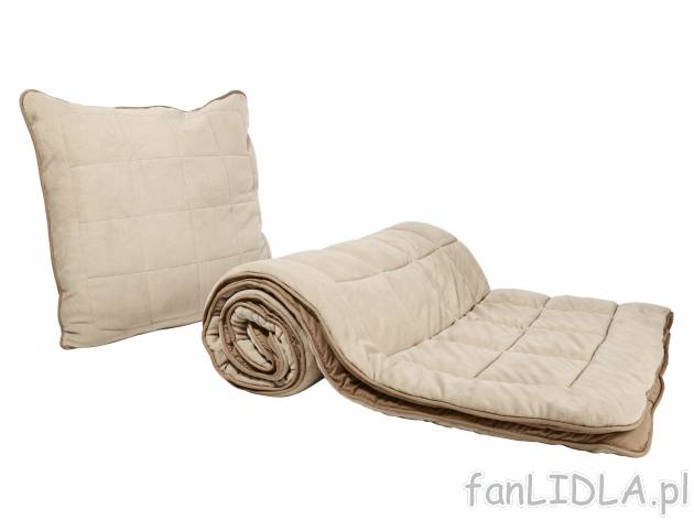 Dwustronny komplet: poduszka + kołdra* , cena 69,00 PLN za 1 opak. 
*Produkt dostępny ...