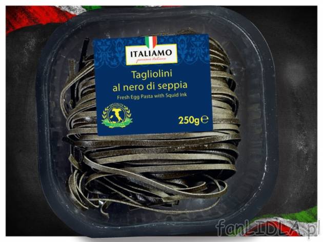 Tagliolini , cena 2,99 PLN za 250 g, 100g=1,20 PLN. 
- Znakomite swieże makarony ...