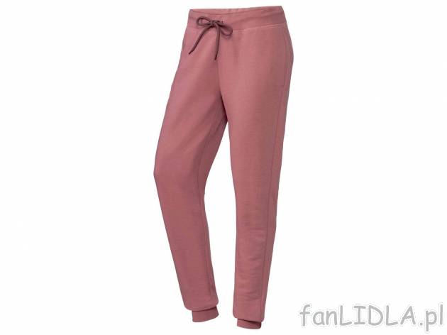 Spodnie dresowe damskie z bawełną Crivit, cena 24,99 PLN 
- rozmiary: S-L
- wszyte ...
