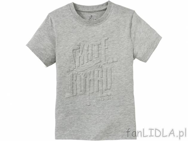 T-shirt chłopięcy z bawełny Pepperts, cena 14,99 PLN 
- rozmiary: 146-176
- 95% ...