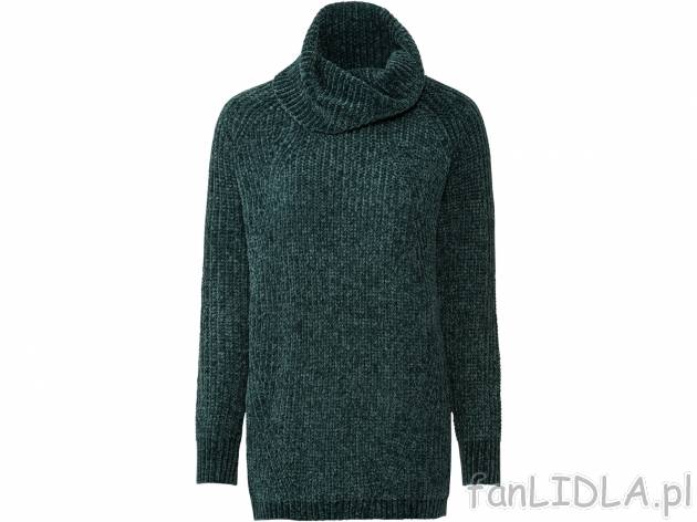 Sweter z szenili Esmara, cena 29,99 PLN 
- rozmiary: S-L
- modny, gruby splot
- ...