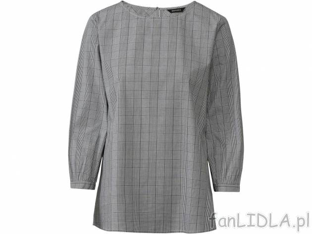 Bluzka damska z bawełny Esmara, cena 44,00 PLN 
- gwarancja wysokiej jakości kołnierza ...