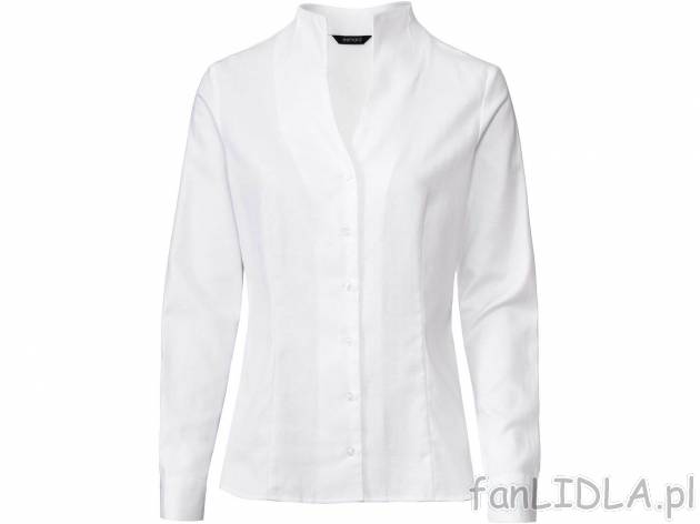 Bluzka damska z bawełny Esmara, cena 44,00 PLN 
- gwarancja wysokiej jakości kołnierza ...