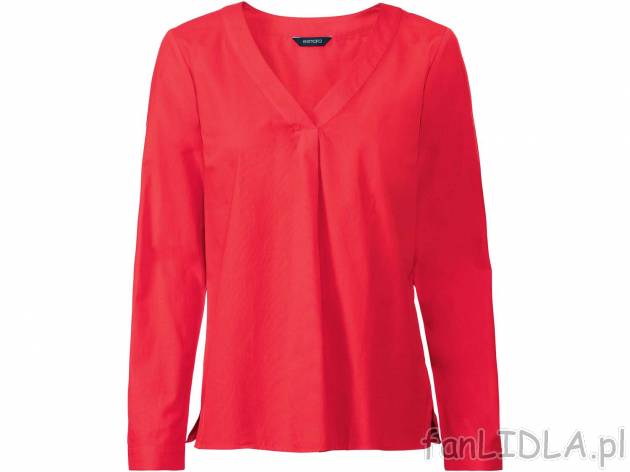 Bluzka damska z bawełny Esmara, cena 44,00 PLN 
- rozmiary: 38-42
- 100% bawełny
- ...