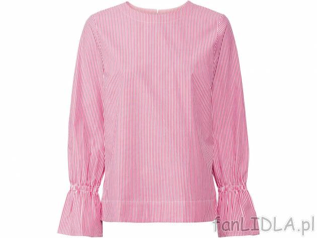 Bluzka damska z bawełny Esmara, cena 44,00 PLN 
- rozmiary: 36-42
- 100% bawełny
- ...