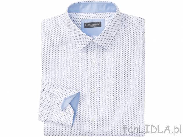 Koszula biznesowa męska , cena 49,99 PLN 
- rozmiary: 40-42
- taliowany krój
- ...