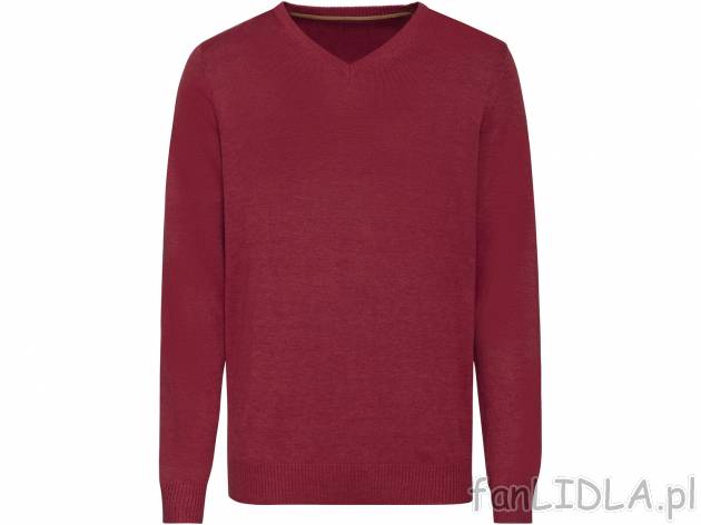 Sweter męski Livergy, cena 34,99 PLN 
- 100% bawełny
- rozmiary: M-XL
- dzianina ...