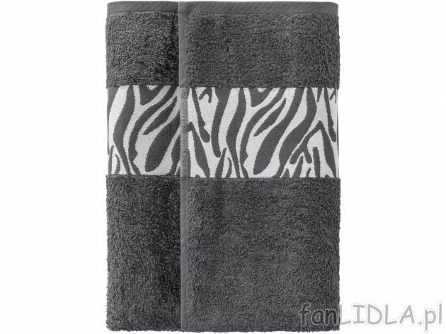 Ręcznik frotté 70 x 140 cm Miomare, cena 24,99 PLN 
- modny, zwierzęcy motyw
- ...