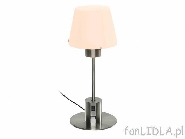 Lampka stołowa LED Livarno, cena 34,00 PLN 
różne wzory 
- oprawa ze szkła ...