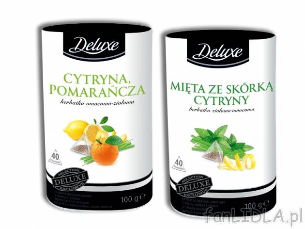 Herbatka owocowo-ziołowa , cena 8,00 PLN za 40 torebek/1 pusz. 
Oferta ważna ...