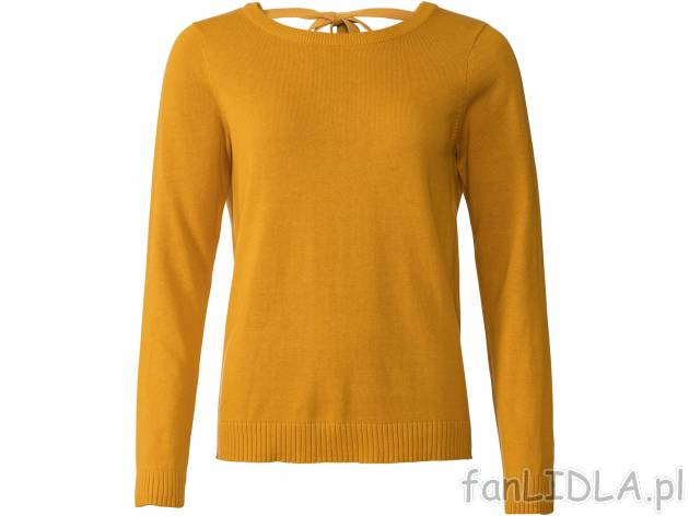 Sweter damski z bawełny Esmara, cena 34,99 PLN 
- 100% bawełny
- rozmiary: S-L
- ...