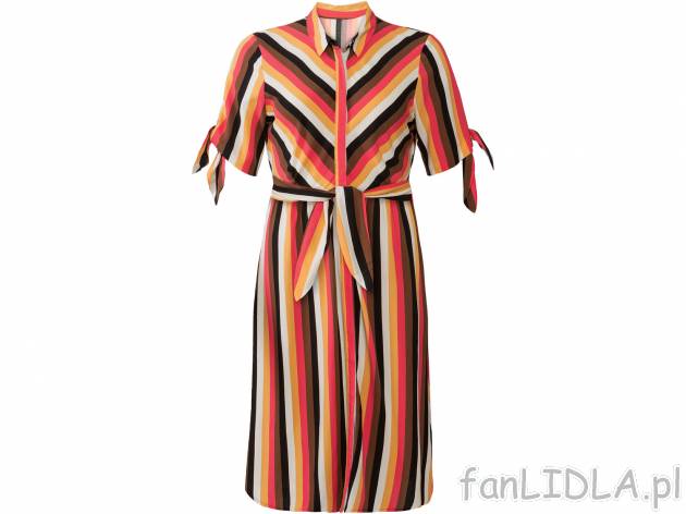 Sukienka damska z wiskozy Esmara, cena 49,99 PLN 
- rozmiary: 36-44
- guziki na ...