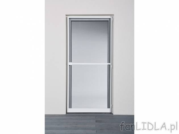 Moskitiera drzwiowa z ramą aluminiową 100 x 210 cm Powerfix, cena 139,00 PLN za ...