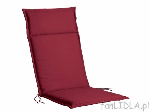 Poduszka na fotel Florabest, cena 39,99 PLN za 1 szt. 
- ok. 120 x 50 x 4 cm (dł. ...