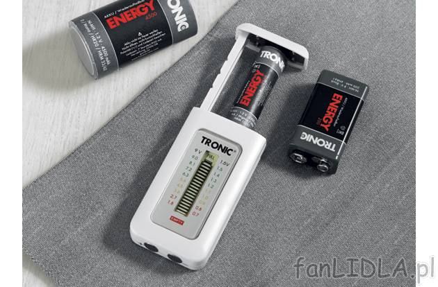 Tester baterii cena 15,99PLN
- łatwy i szybki pomiar stanu naładowania baterii ...