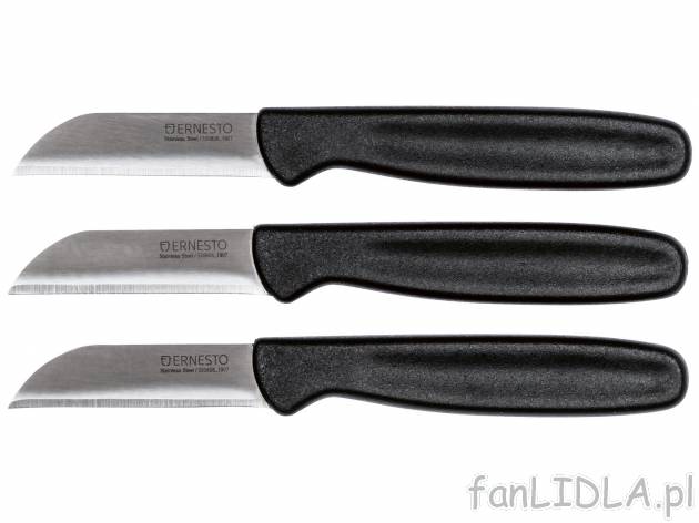 Nóż lub zestaw noży kuchennych Ernesto, cena 9,99 PLN 
- z nierdzewnym ostzem ...