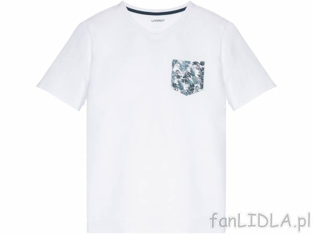 Koszulka męska do spania Livergy, cena 12,99 PLN 
- rozmiary: M-XL
- 100% bawełny
Dostępne ...