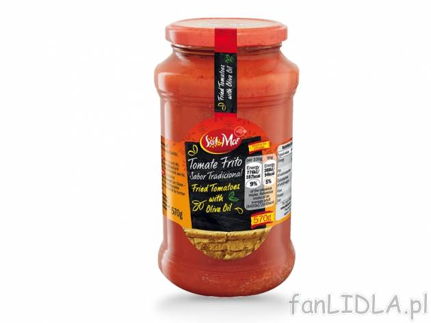 Przecier pomidorowy , cena 6,00 PLN za 570 g/1 opak., 1 kg=12,26 PLN. 
Oferta ważna ...