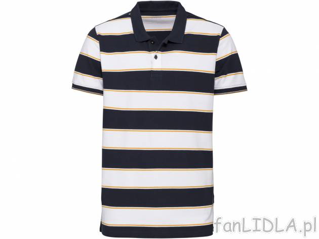 Koszulka polo męska Livergy, cena 29,99 PLN 
- rozmiary: M-XL
- 100% bawełny
- ...