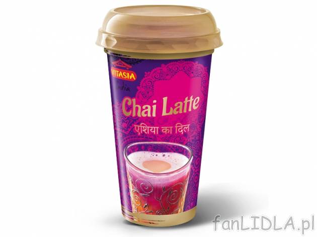 Napój Chai Latte , cena 2,00 PLN za 250 ml/1 opak., 100 ml=1,00 PLN. 
Oferta ważna ...