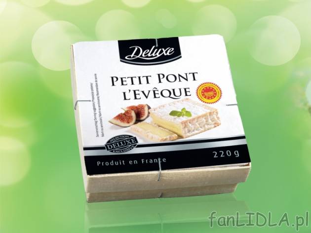 Ser pleśniowy Pont l`Eveque , cena 7,99 PLN za 220 g/ 1 opak., 100g=3,63 PLN. 
- ...