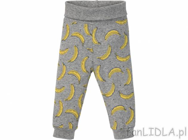 Spodnie niemowlęce z bawełny Lupilu, cena 9,99 PLN 
- rozmiary: 50-92
- 100% bawełny
- ...