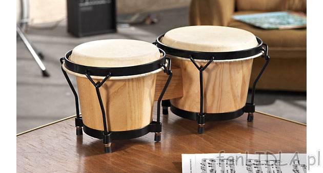 Bębny bongo , cena 89,90 PLN za 1 opak. 
- optymalny instrument perkusyjny dla ...