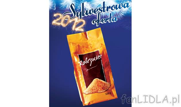 Cukier trzcinowy , cena 5,99 PLN za 500 g 
- stanowi składnik wielu popularnych ...