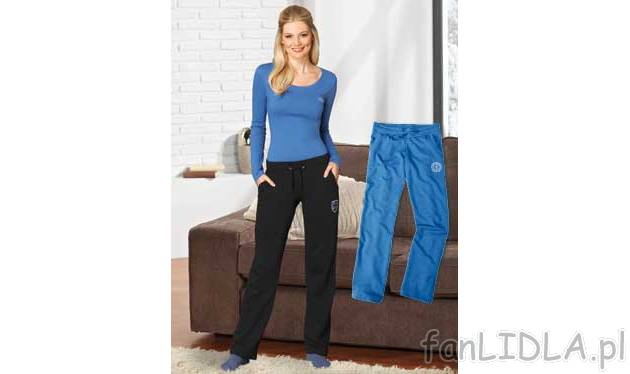 Damskie spodnie dresowe Esmara, cena 34,99 PLN za 1 para 
- z miękkiej, przylegającej ...
