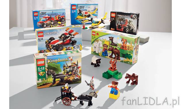 Klocki LEGO , cena 39,99 PLN za 1 opak. 
- do wyboru: 
- City dla dzieci w wieku ...
