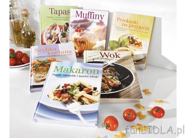 Książki kucharskie , cena 11,99 PLN za 1 szt. 
- 256 stron, 
- kolorowe ilustracje, ...
