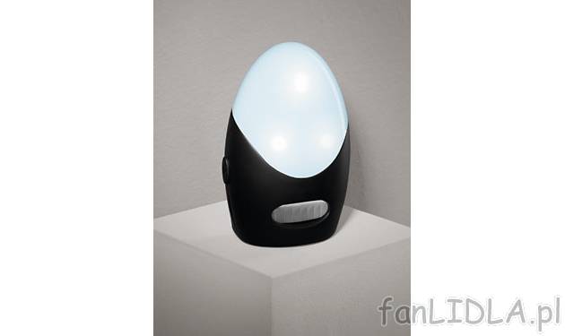 Lampka nocna LED Livarno Lux, cena 19,99 PLN za 1 szt. 
- zasilanie na baterie ...